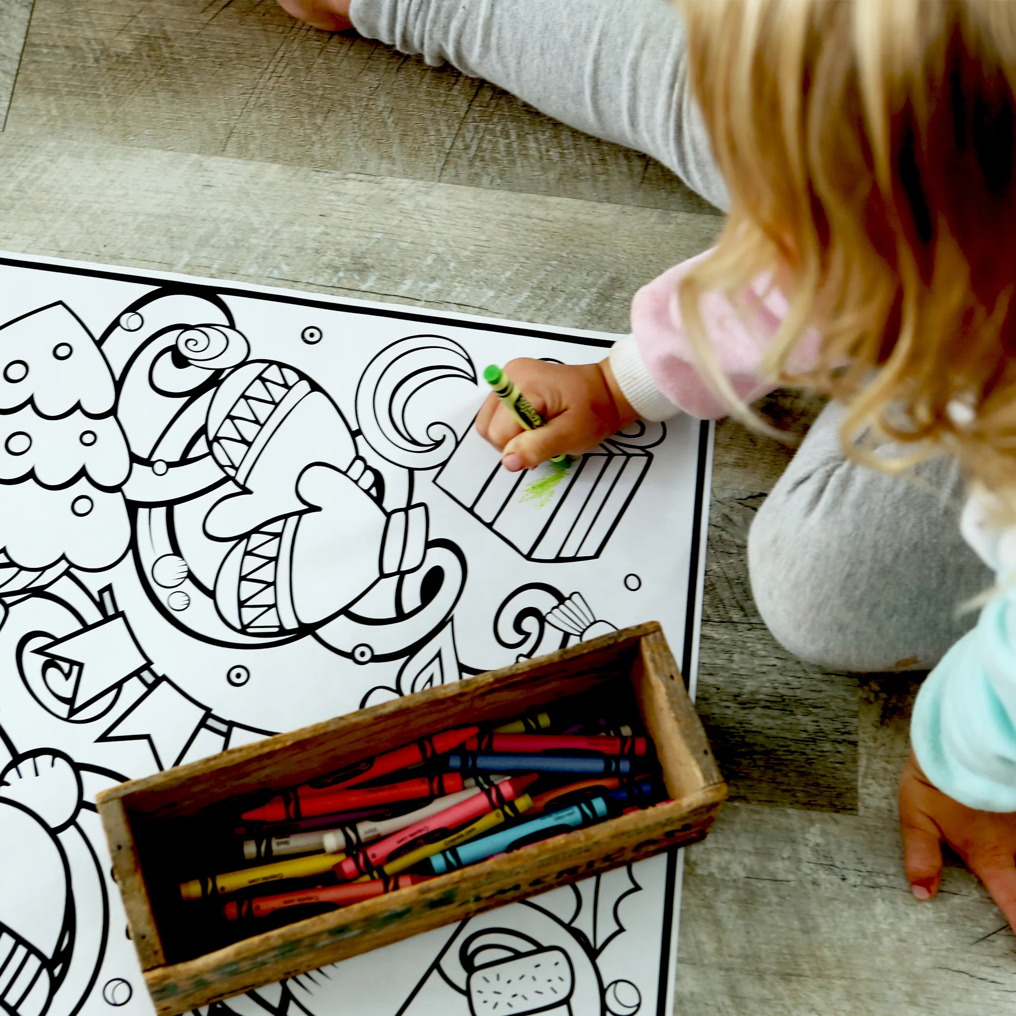 Christmas Magic Everyday Event Poster and Banner | Large Coloring & Activity Poster for Celebrations, Kids, and Christmas Parties - Image 7