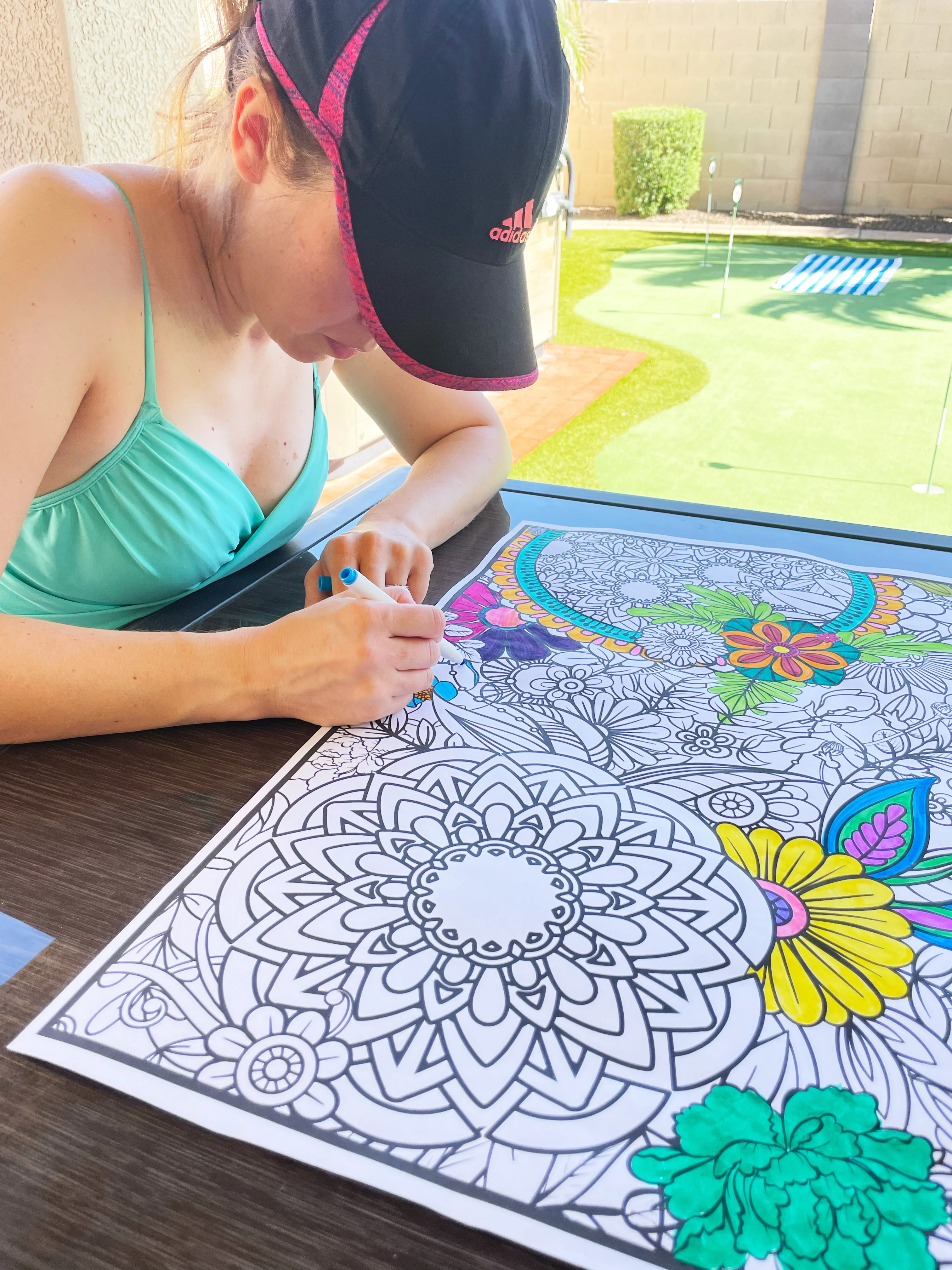 Flower Mandala Everyday Event Poster and Banner | Large Coloring & Activity Poster for Celebrations, Classrooms & families - Image 7