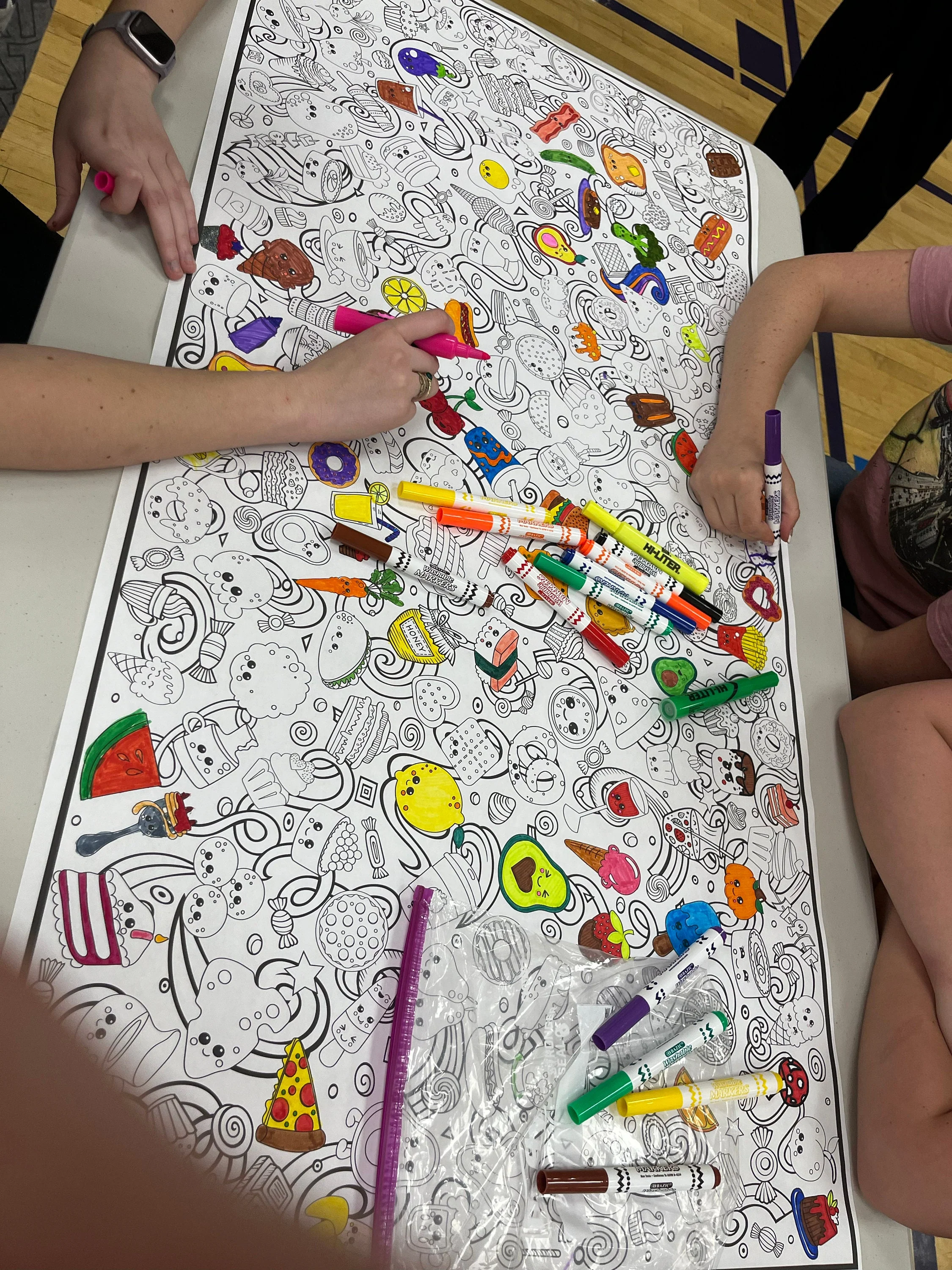 Food with Faces Everyday Event Poster and Banner | Large Coloring & Activity Poster for Celebrations, Kids, and Parties - Image 10