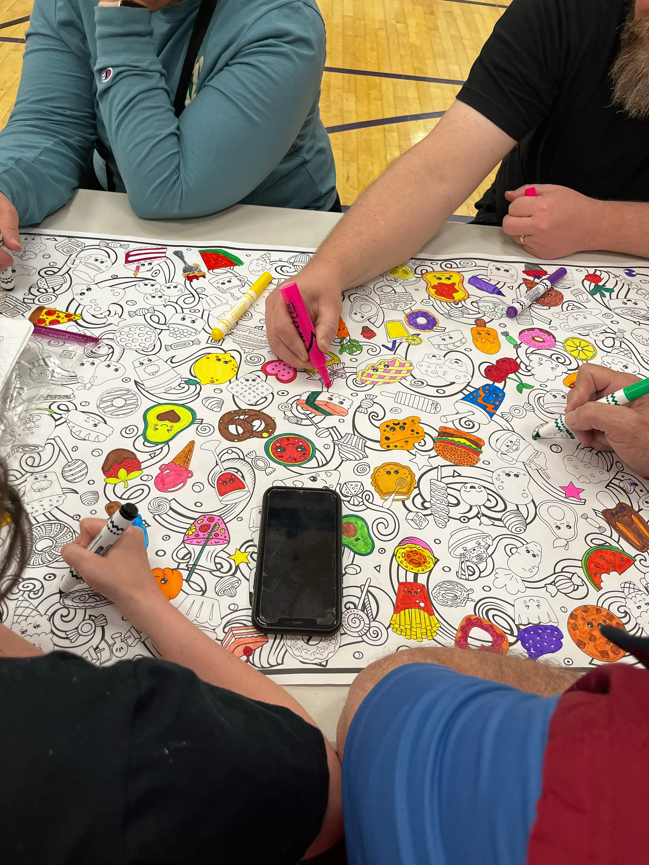 Food with Faces Everyday Event Poster and Banner | Large Coloring & Activity Poster for Celebrations, Kids, and Parties - Image 11