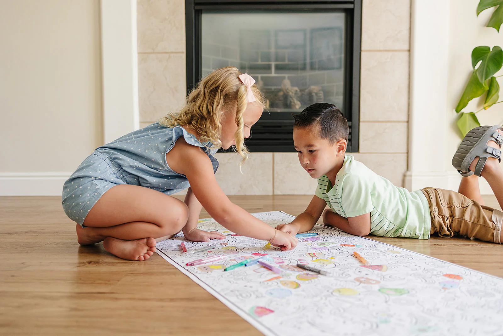 Food with Faces Everyday Event Poster and Banner | Large Coloring & Activity Poster for Celebrations, Kids, and Parties - Image 12