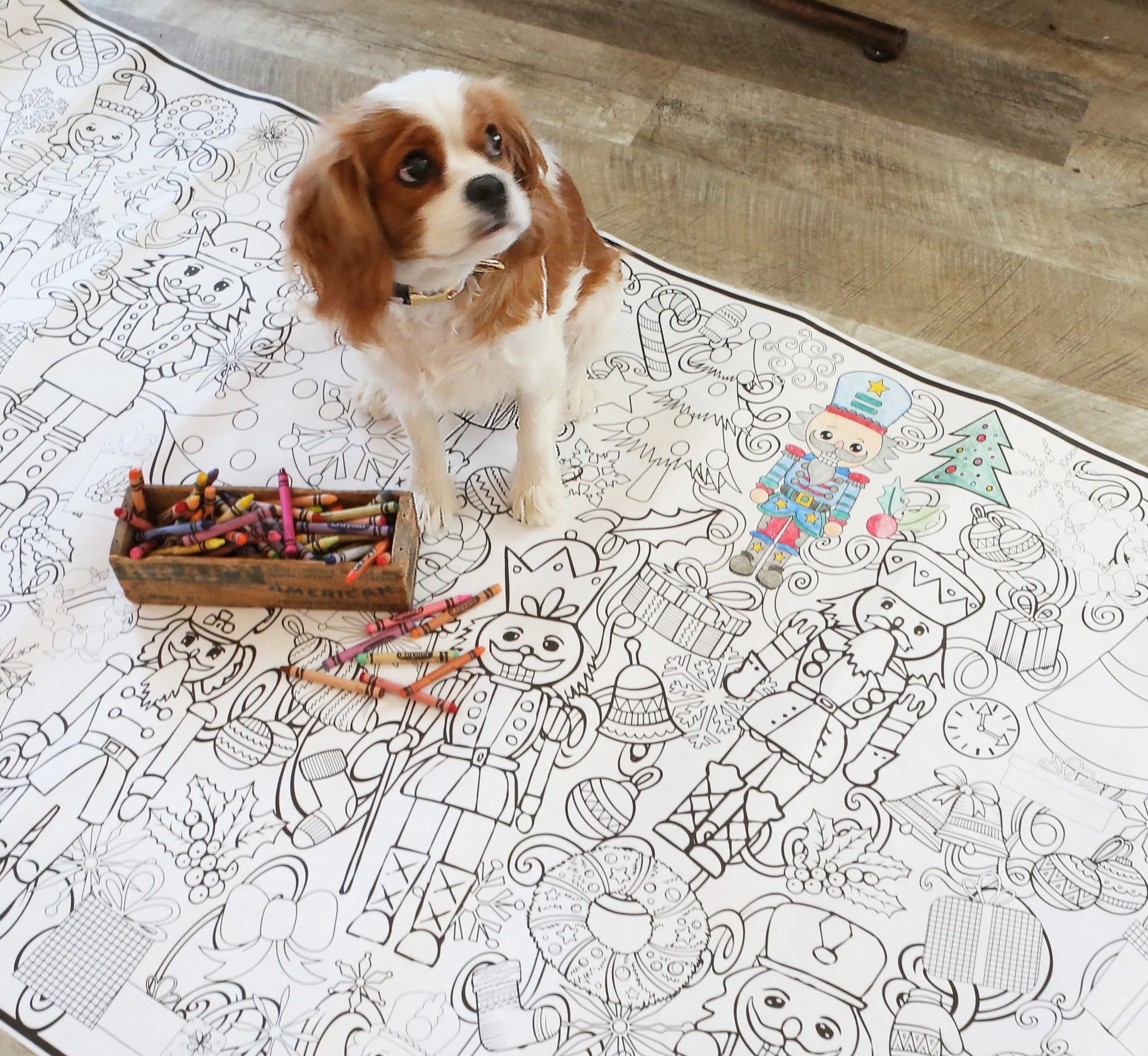 Christmas Nutcracker Everyday Event Poster and Banner | Large Coloring & Activity Poster for Celebrations, Kids, and Christmas Parties - Image 3