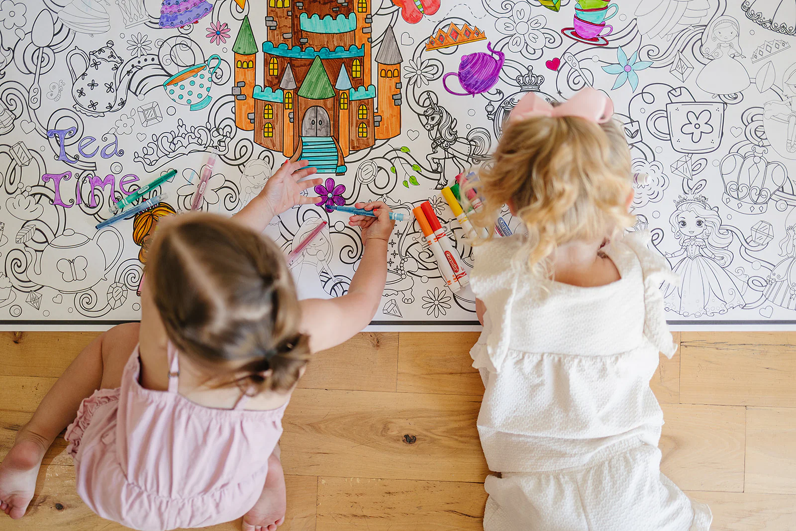 Princess Tea Party Everyday Event Poster and Banner | Large Coloring & Activity Poster for Celebrations, Kids, and Tea Parties - Image 12