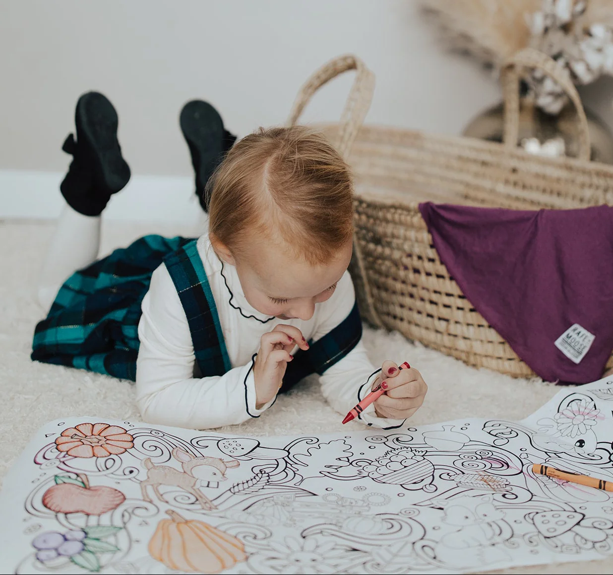 Fall and Thanksgiving Coloring Roll - 18 ft long - Image 4