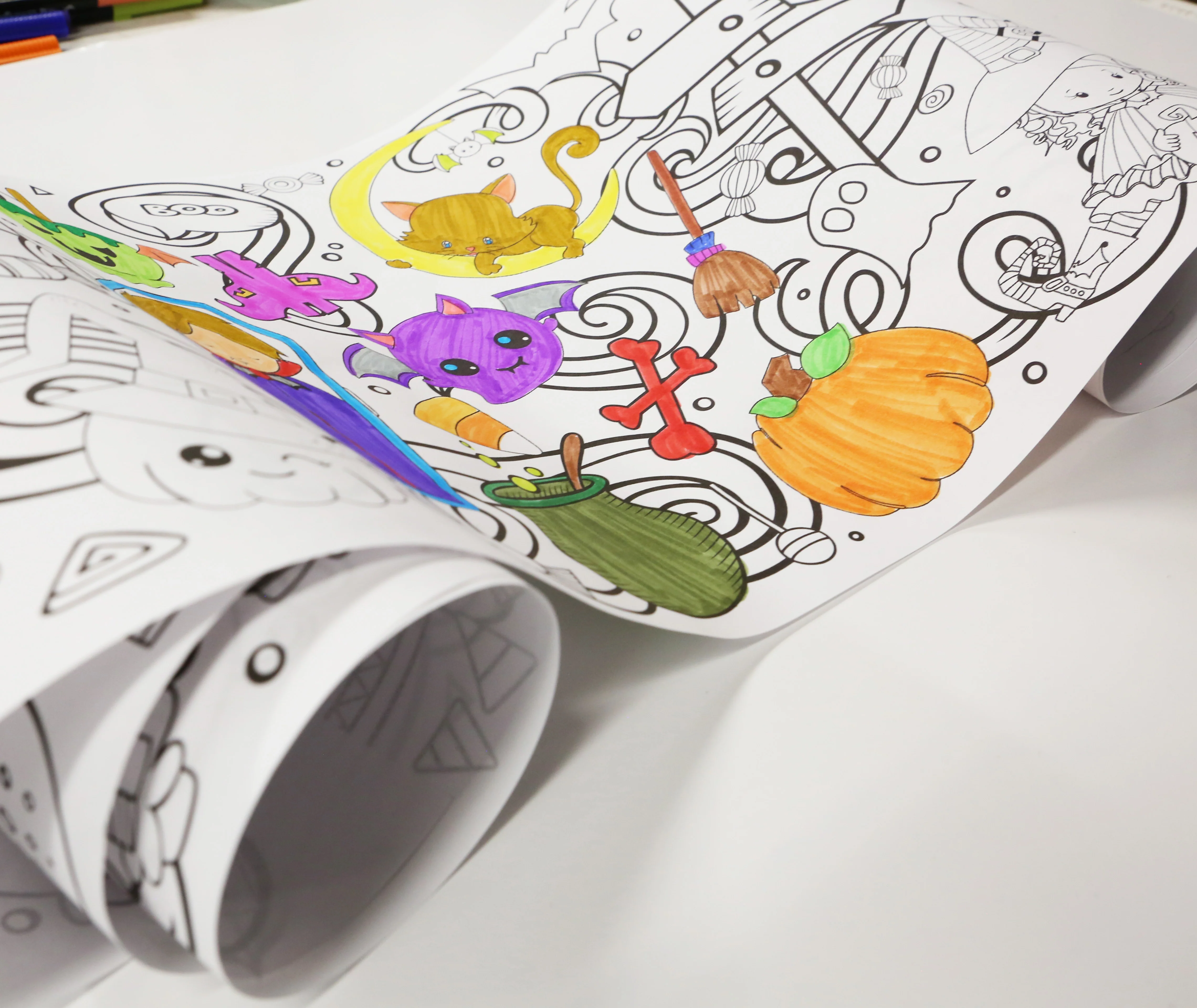 Halloween Coloring Roll - 18 ft long - Image 12