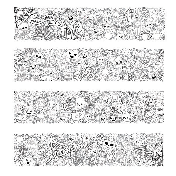 Halloween Coloring Roll - 18 ft long - Image 16