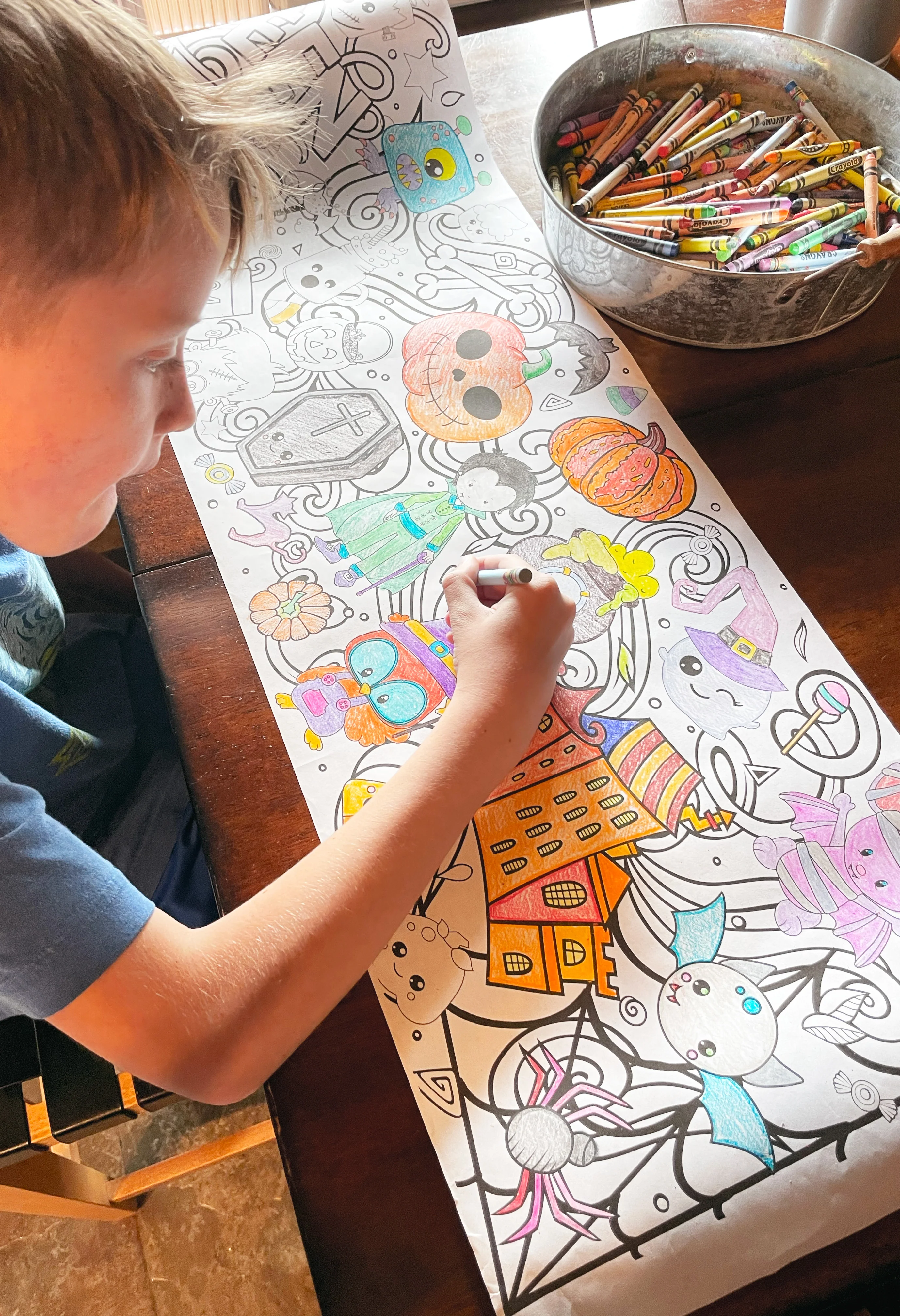 Halloween Coloring Roll - 18 ft long - Image 4