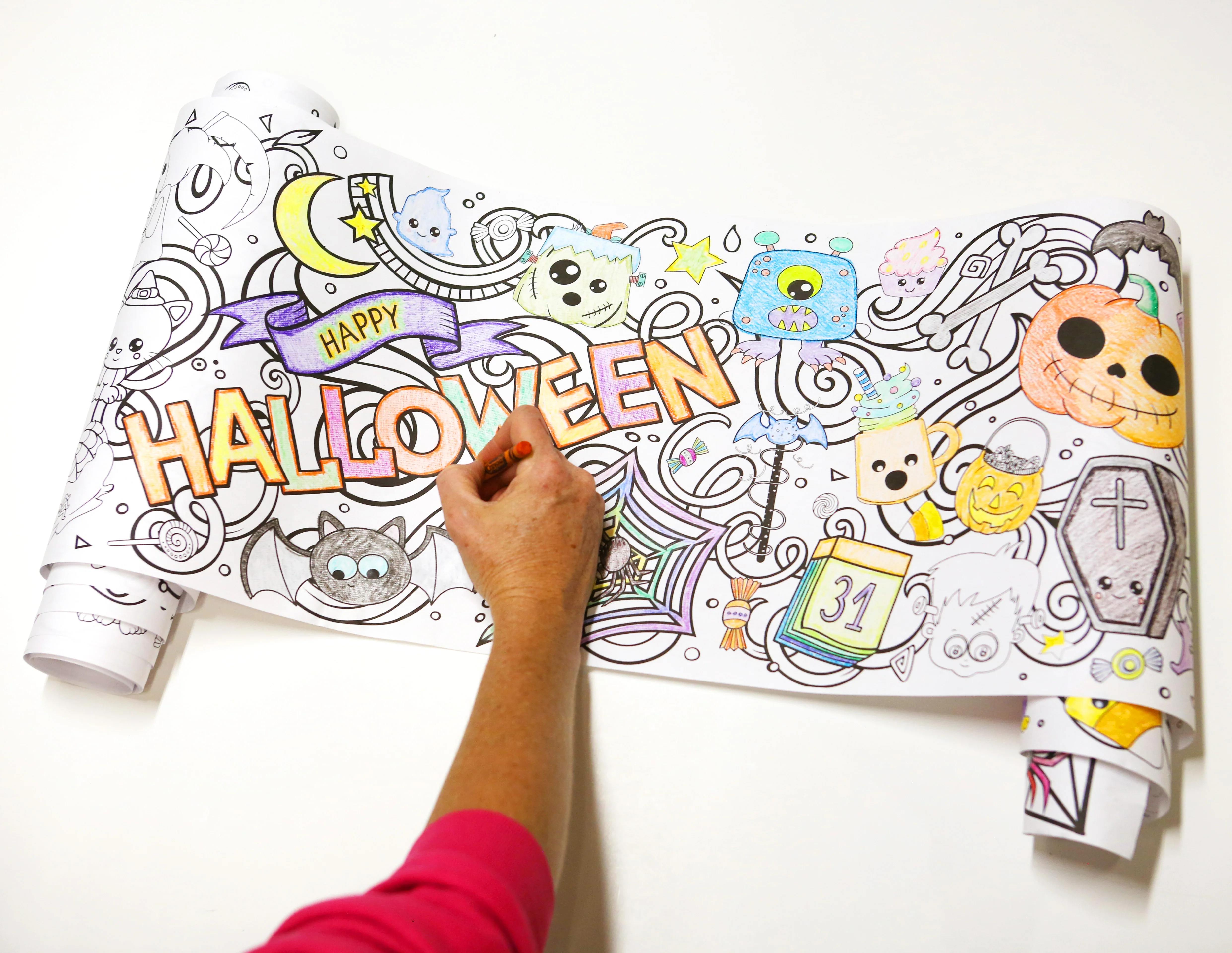 Halloween Coloring Roll - 18 ft long - Image 6