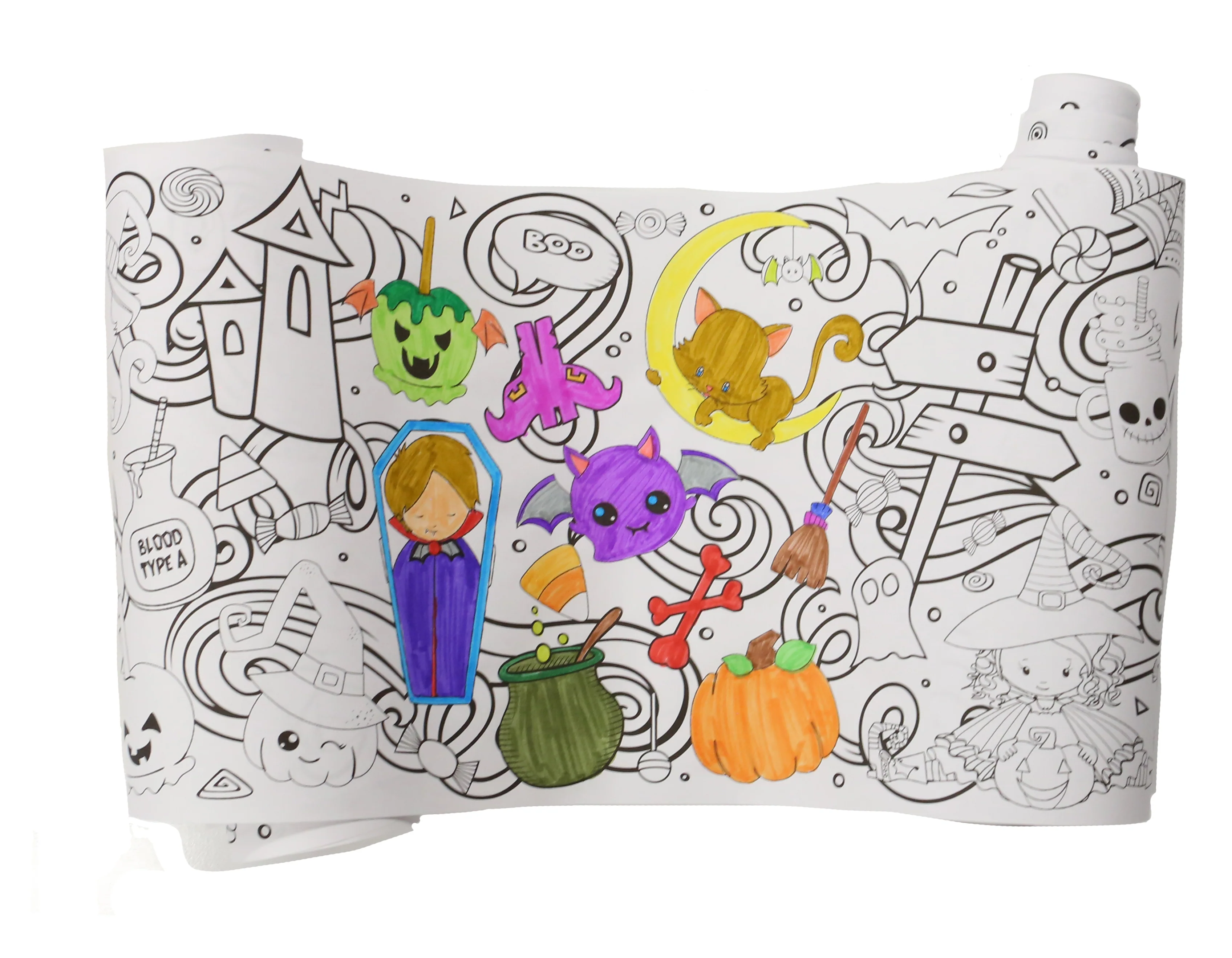 Halloween Coloring Roll - 18 ft long - Image 9