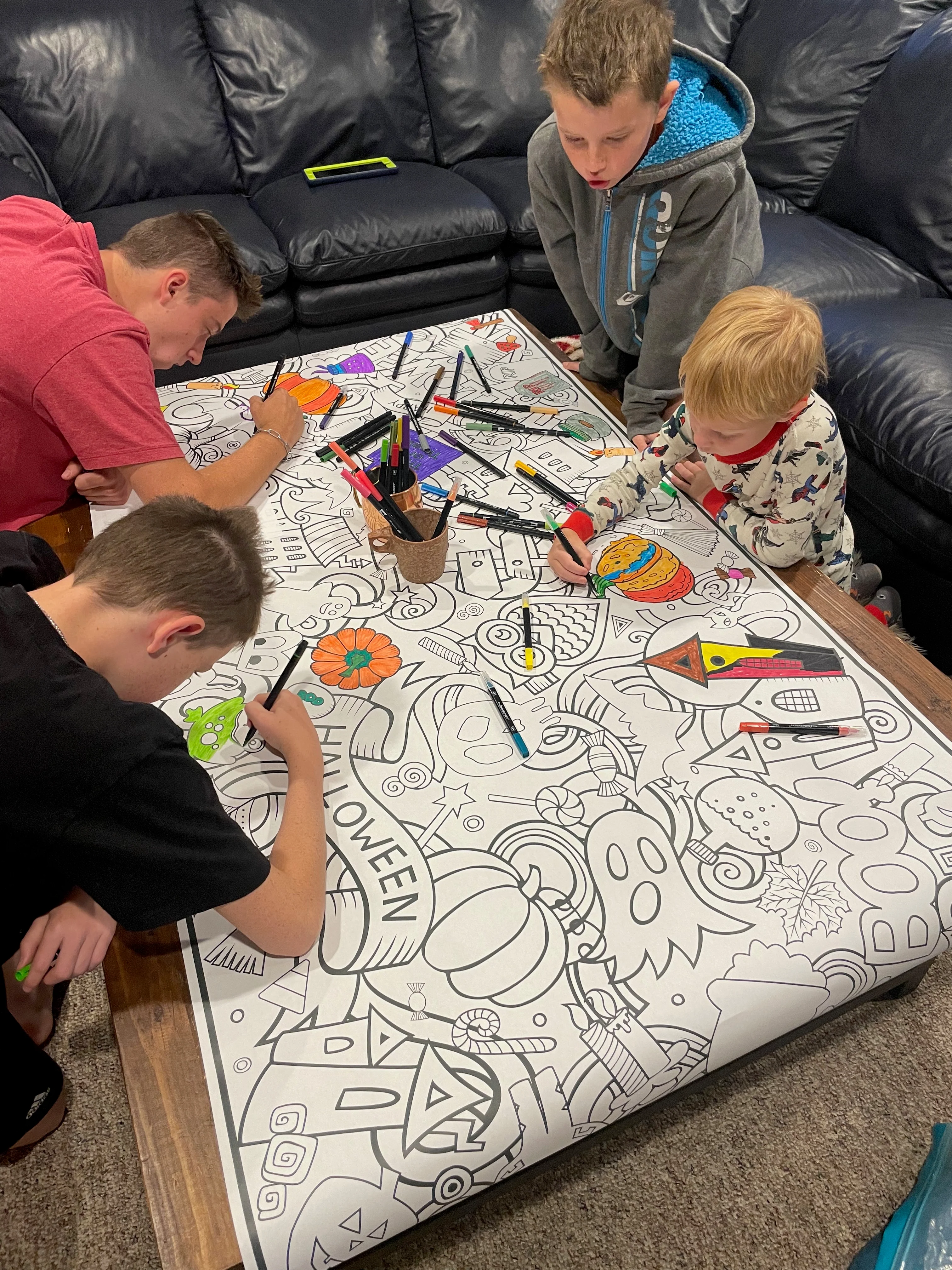 Halloween Everyday Event Poster and Banner | Large Coloring & Activity Poster for Celebrations, Kids, and Halloween Parties - Image 11