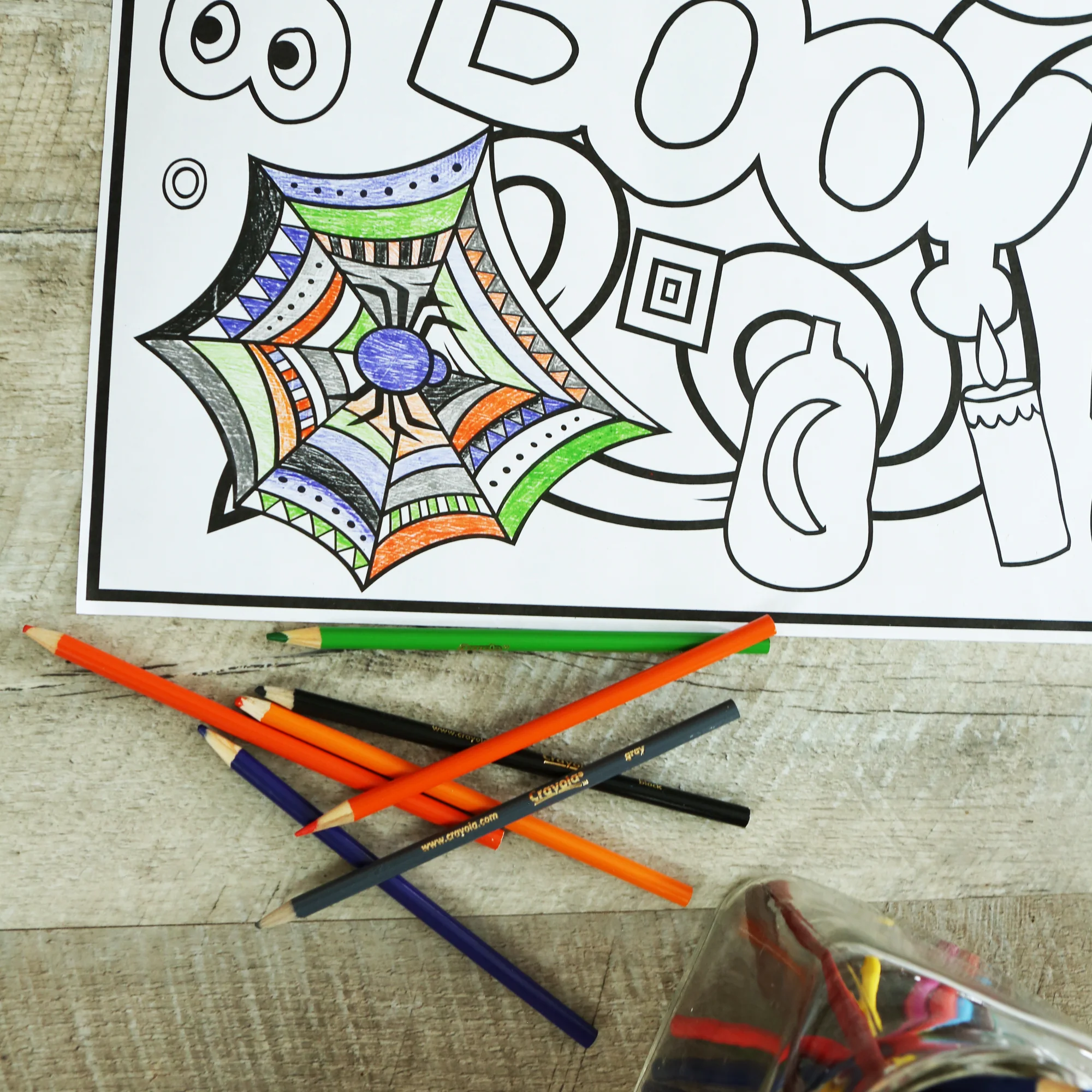 Halloween Everyday Event Poster and Banner | Large Coloring & Activity Poster for Celebrations, Kids, and Halloween Parties - Image 4