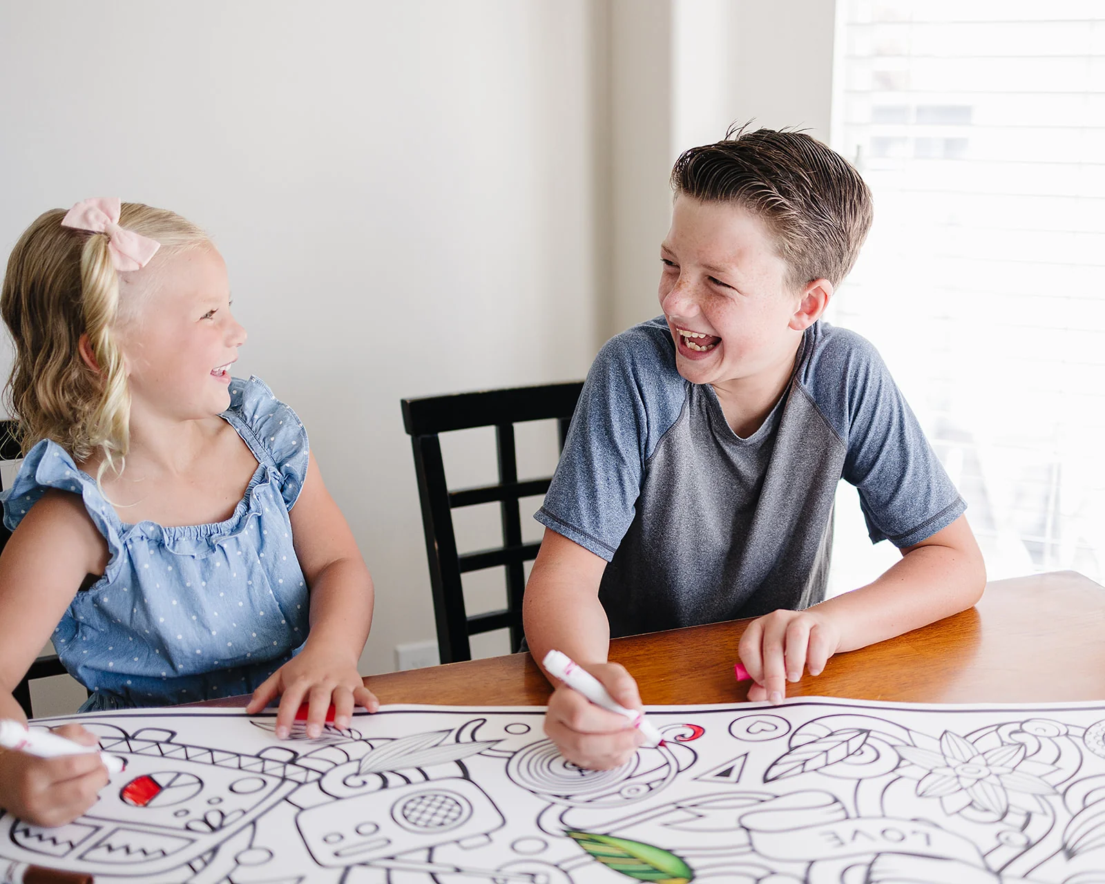 Bohemian Hippie Giant Coloring Poster - Large group Activity for all the Free Spirits, Stress-Free Peace Love Coloring for All - Image 10