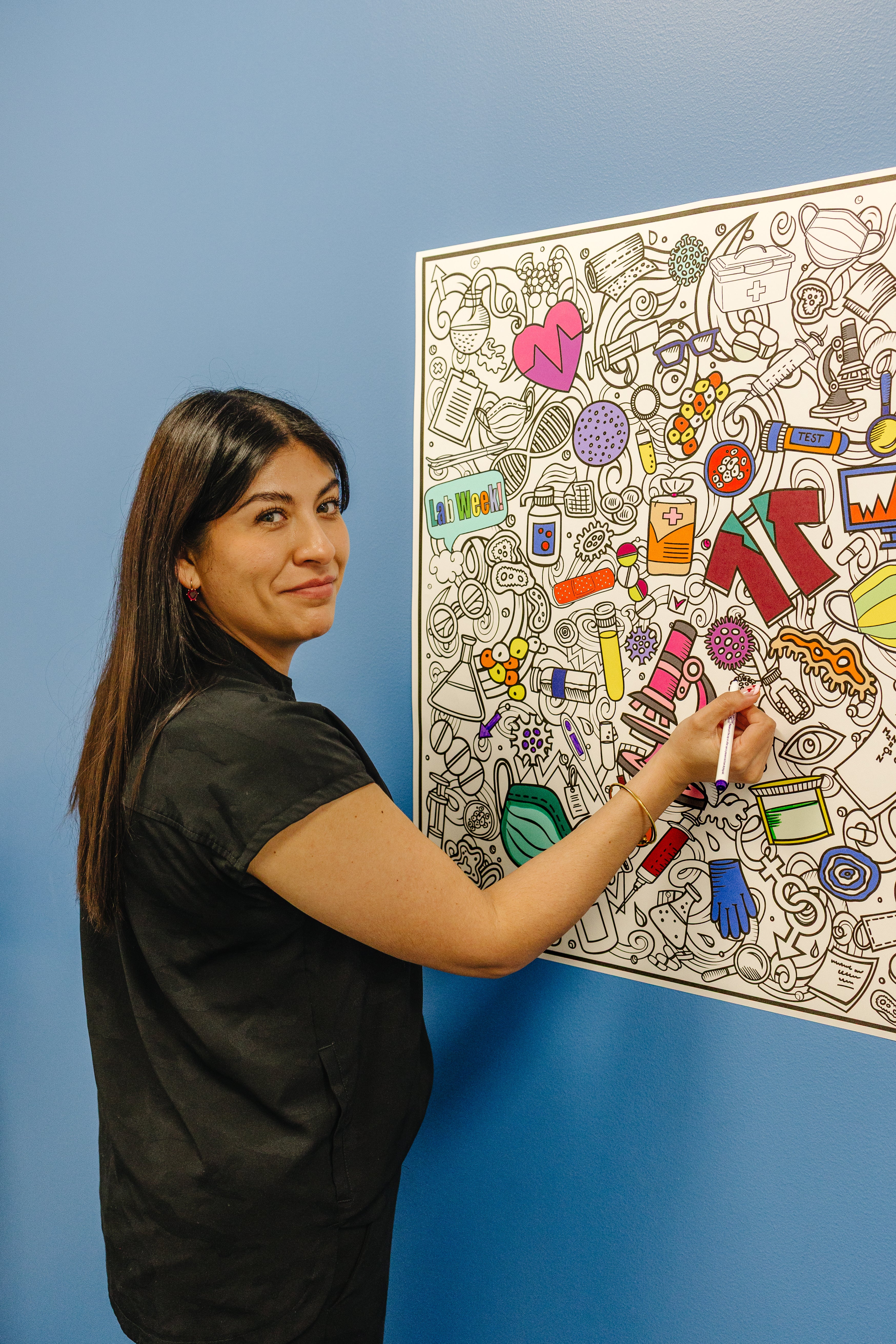 PERSONALIZED Lab Fun Coloring Poster |Lab Celebration - Image 15