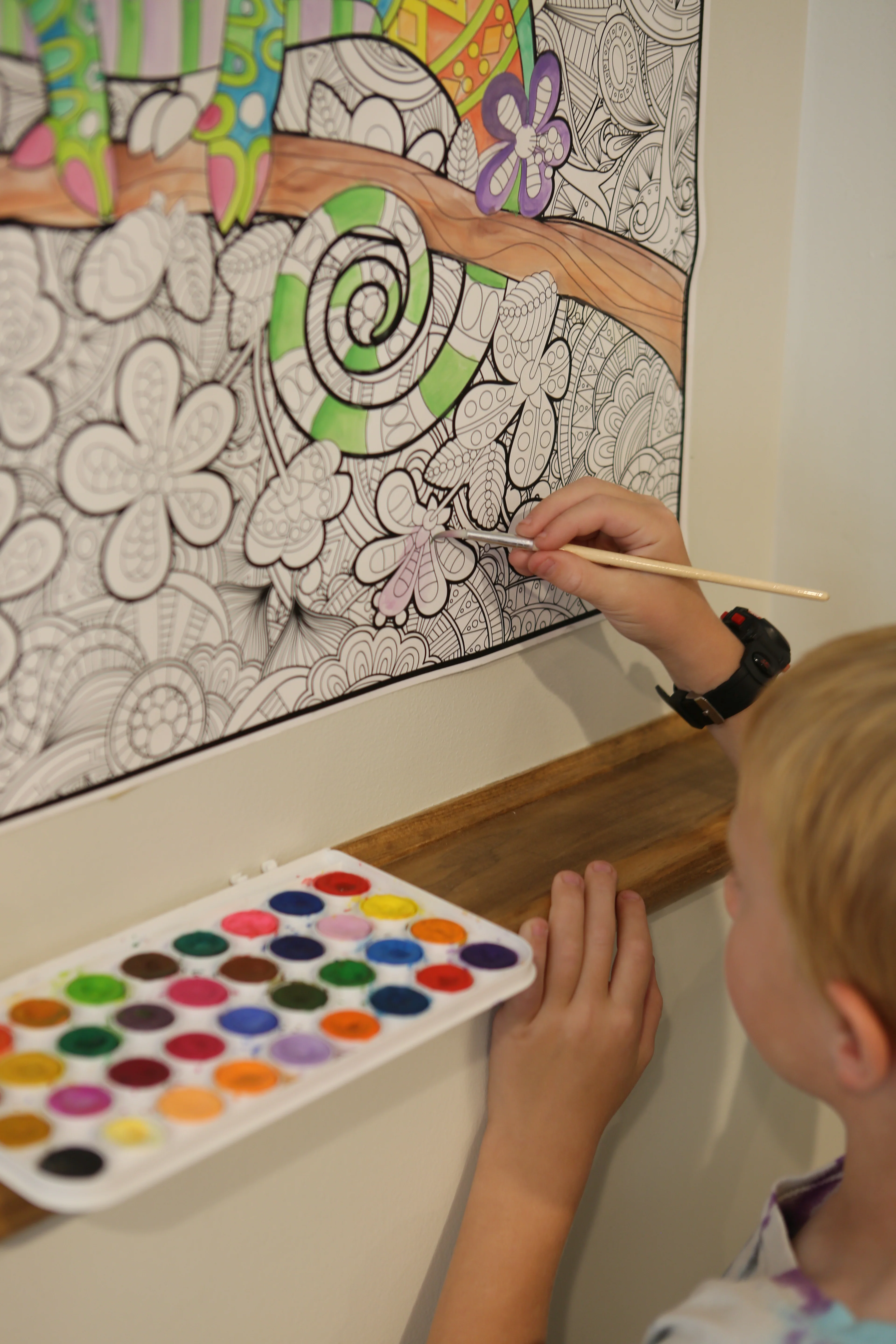 Chameleon Giant Coloring Poster-Large Animal Wall Art, Big Group Coloring Activity for Kids, Families & Classrooms - Image 7