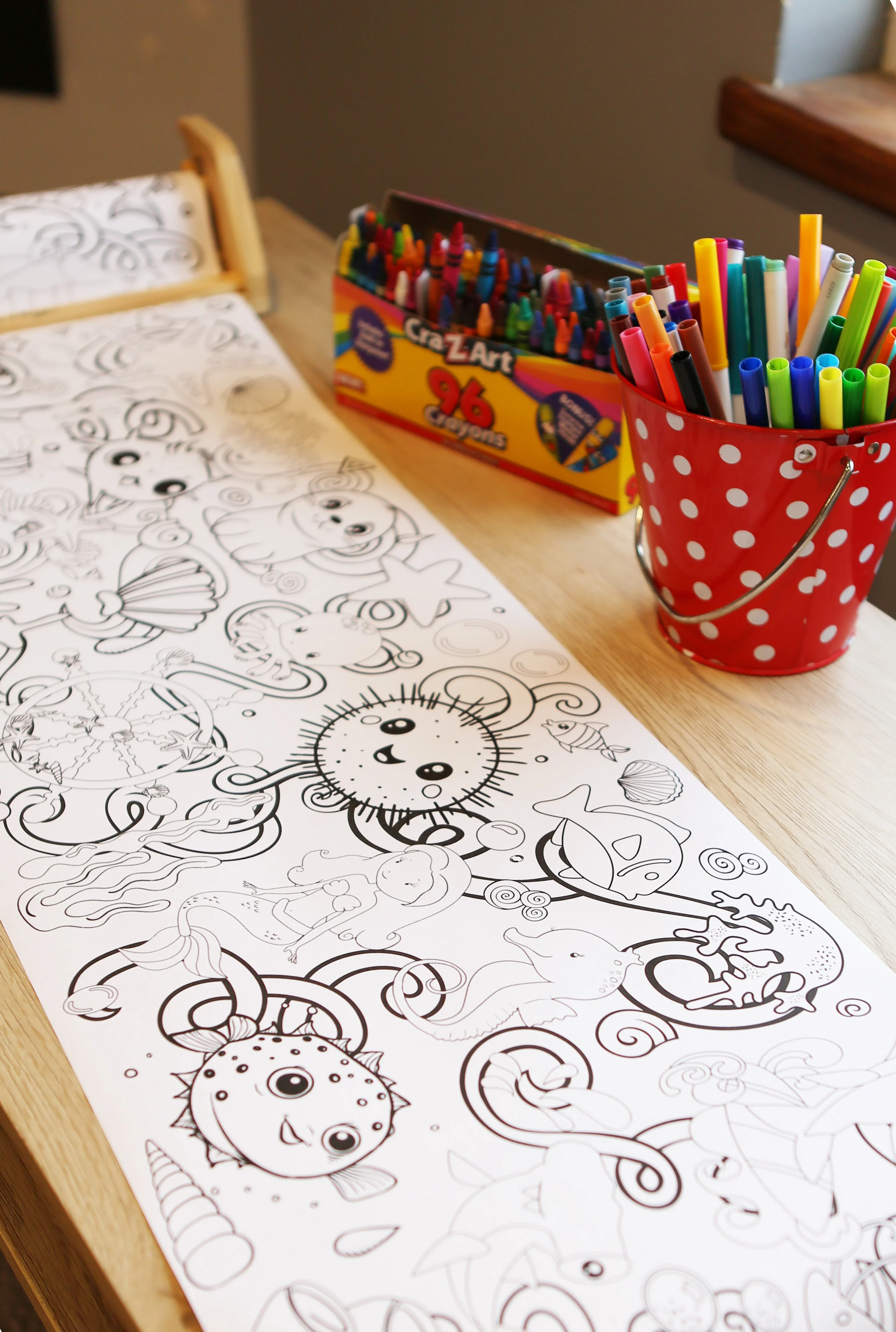 Under the Sea Coloring Roll - 18 Ft long - Image 5