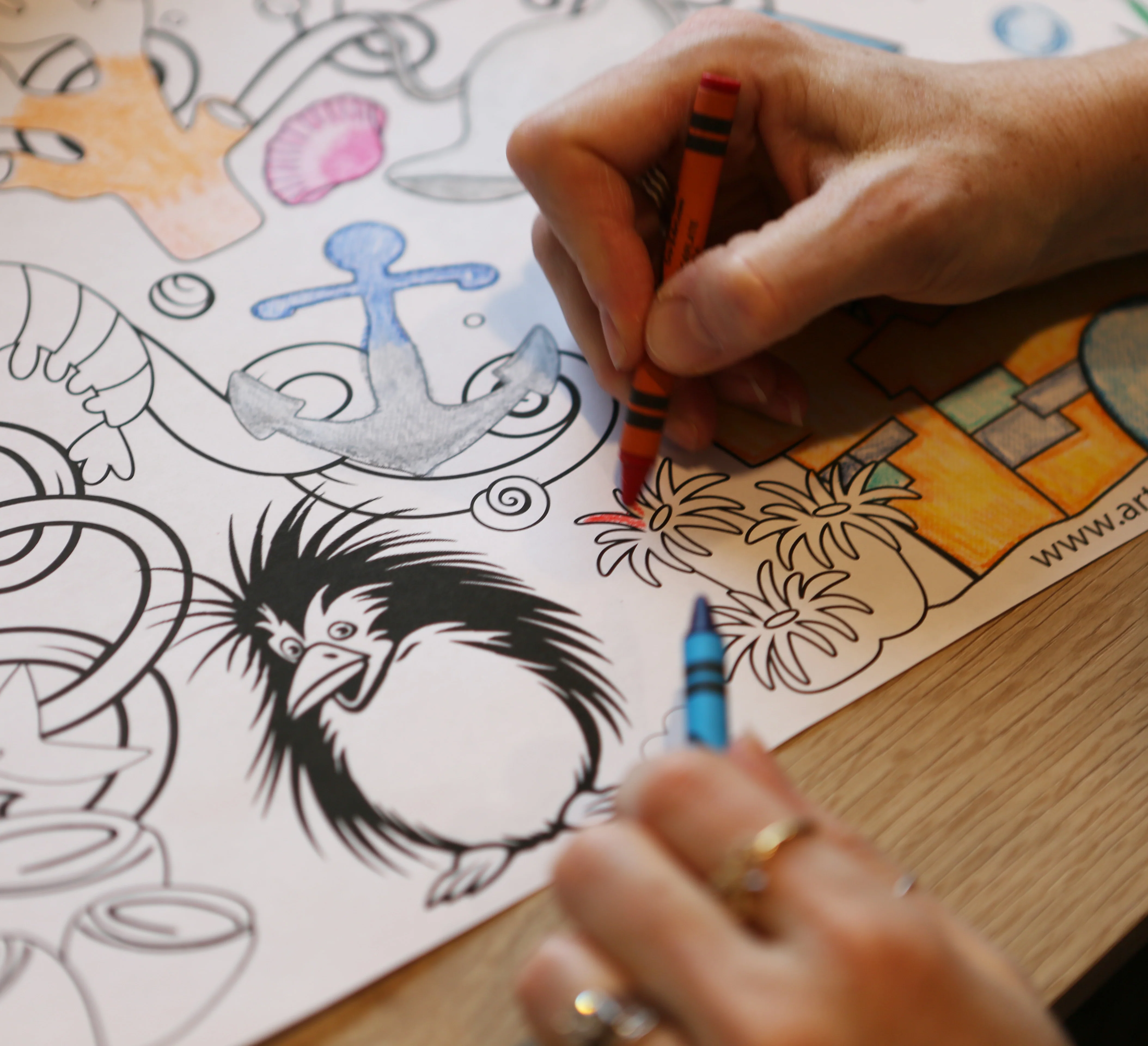 Under the Sea Coloring Roll - 18 Ft long - Image 6