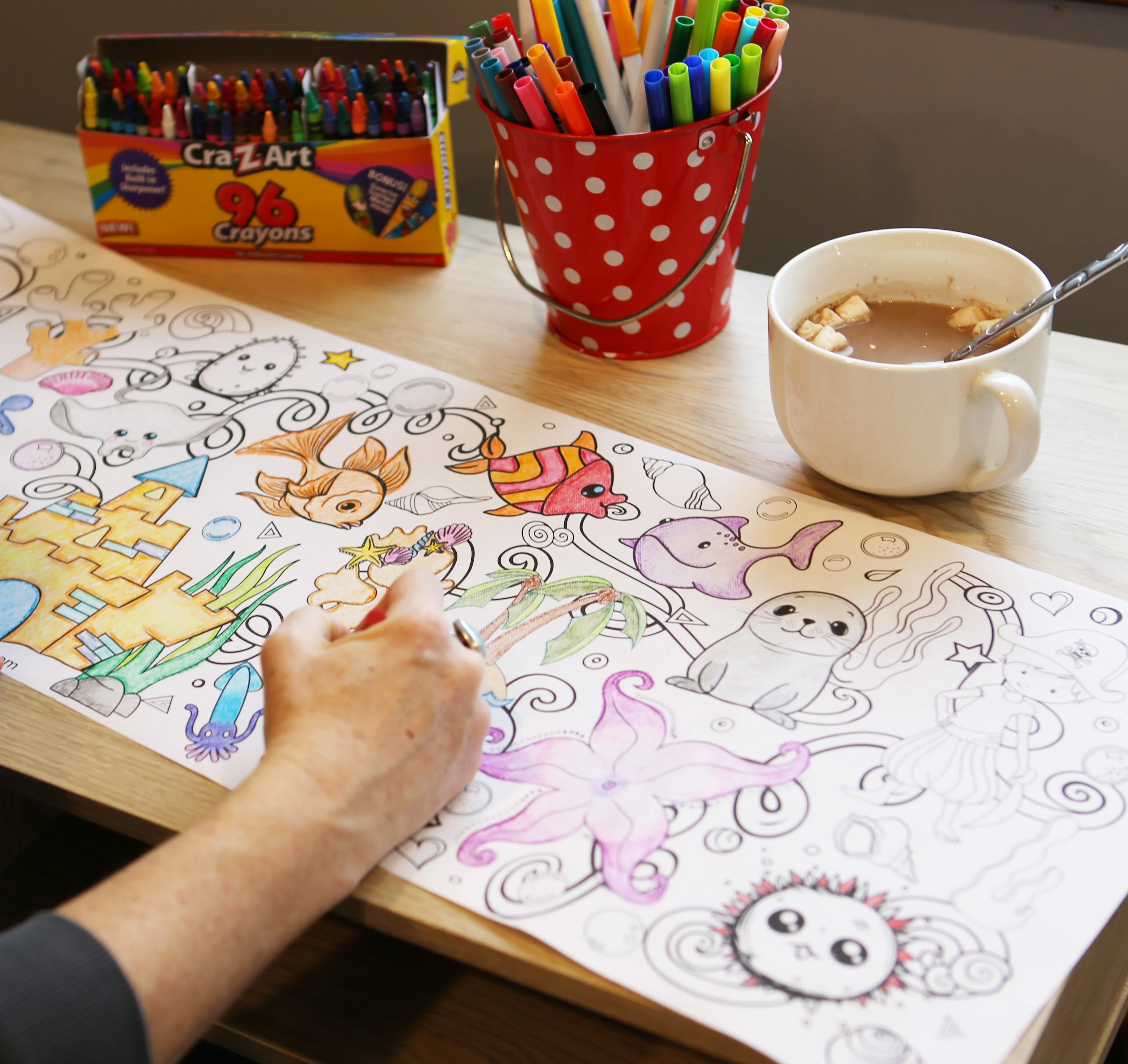 Under the Sea Coloring Roll - 18 Ft long - Image 9