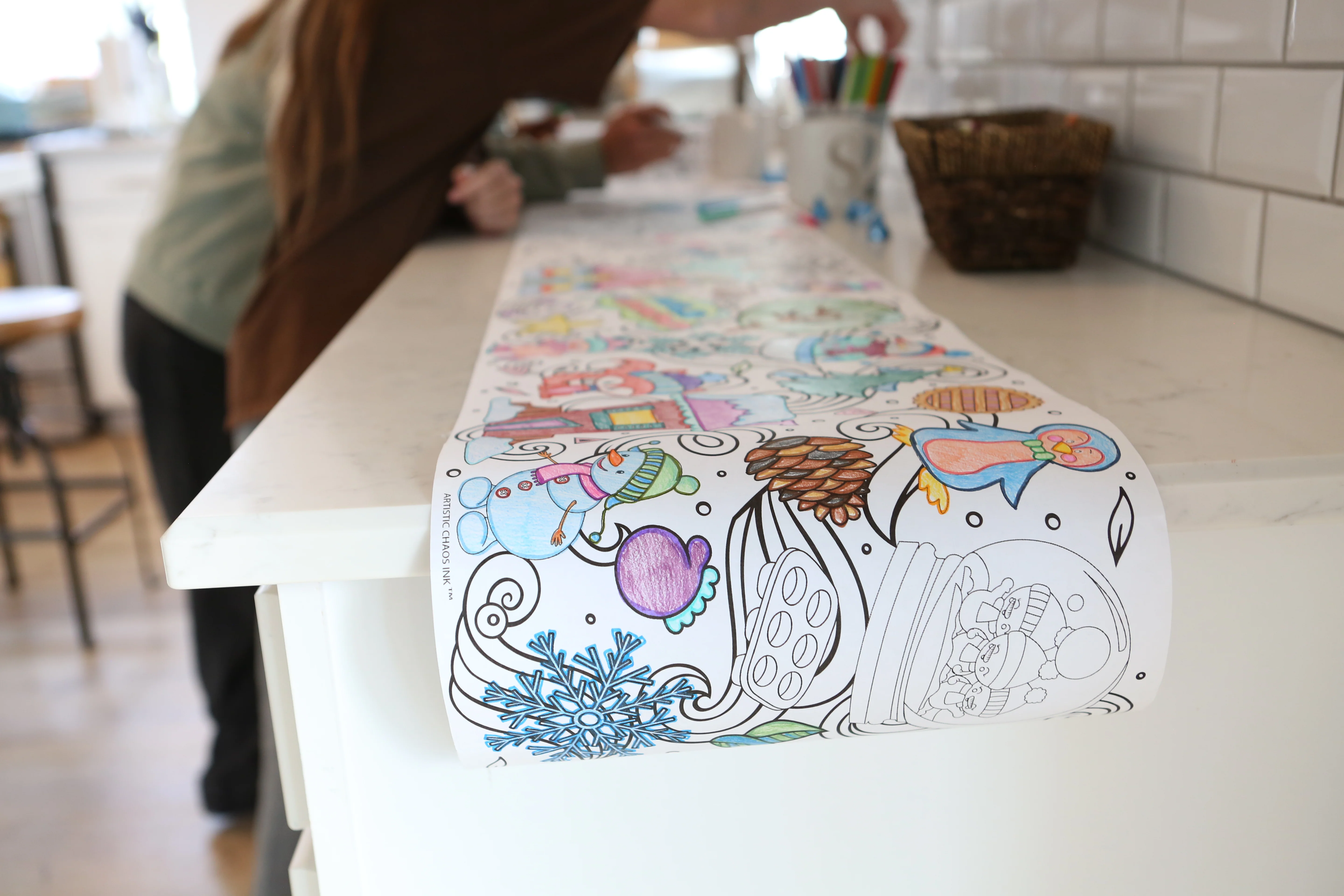 Winter Wonderland 18-Foot Coloring Roll - Image 12