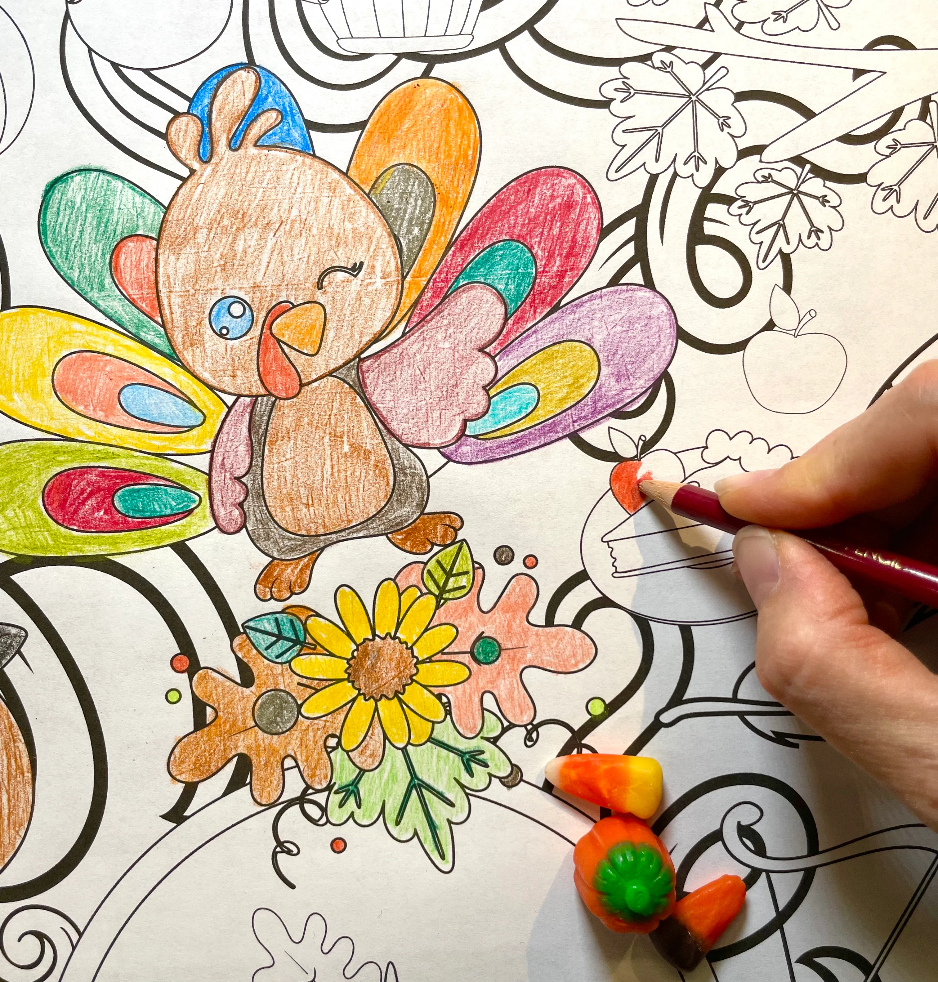 Thanksgiving Thankful CrittersEveryday Event Poster and Banner | Large Coloring & Activity Poster for Celebrations, Kids, and Parties - Image 10