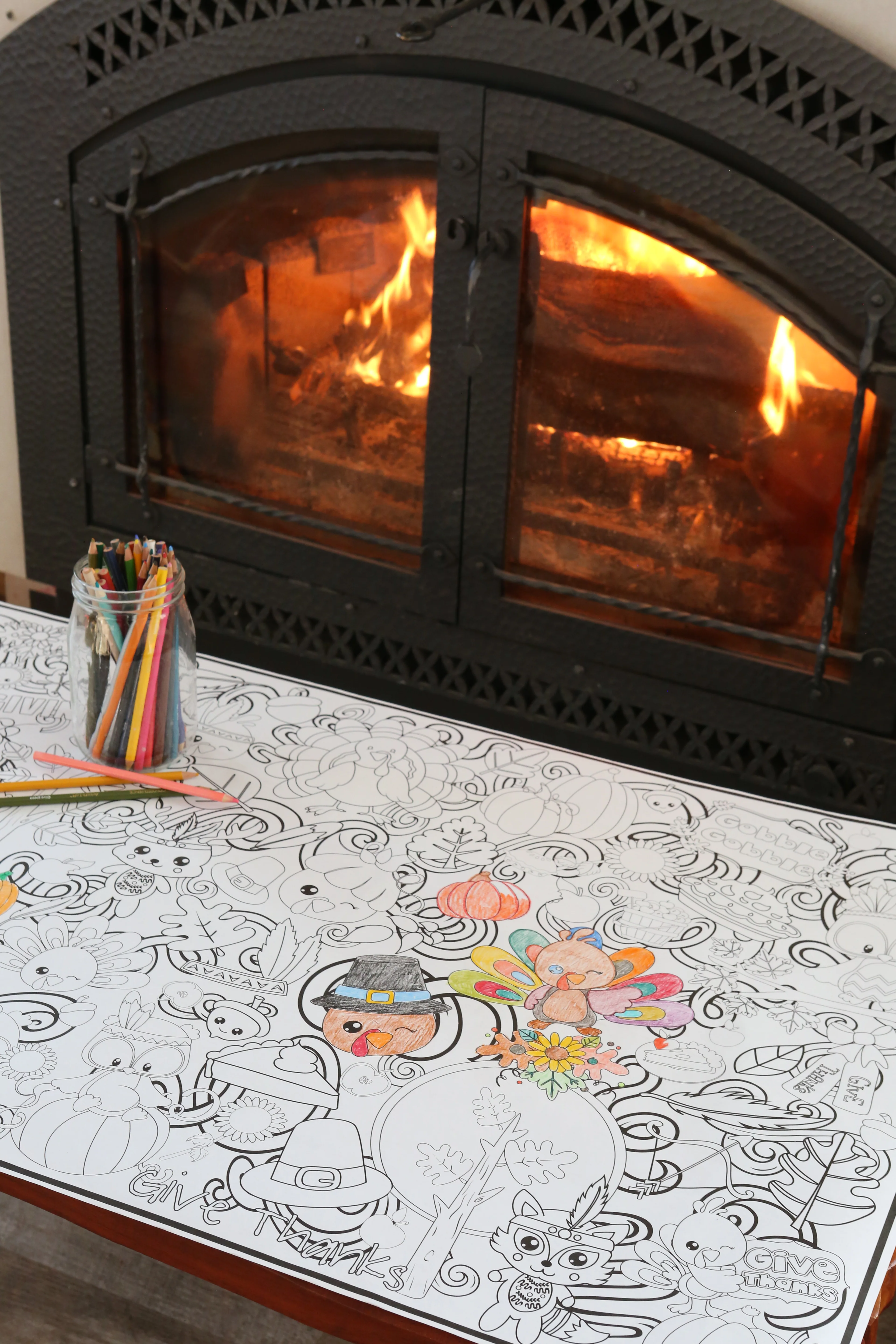 Thanksgiving Thankful CrittersEveryday Event Poster and Banner | Large Coloring & Activity Poster for Celebrations, Kids, and Parties - Image 8